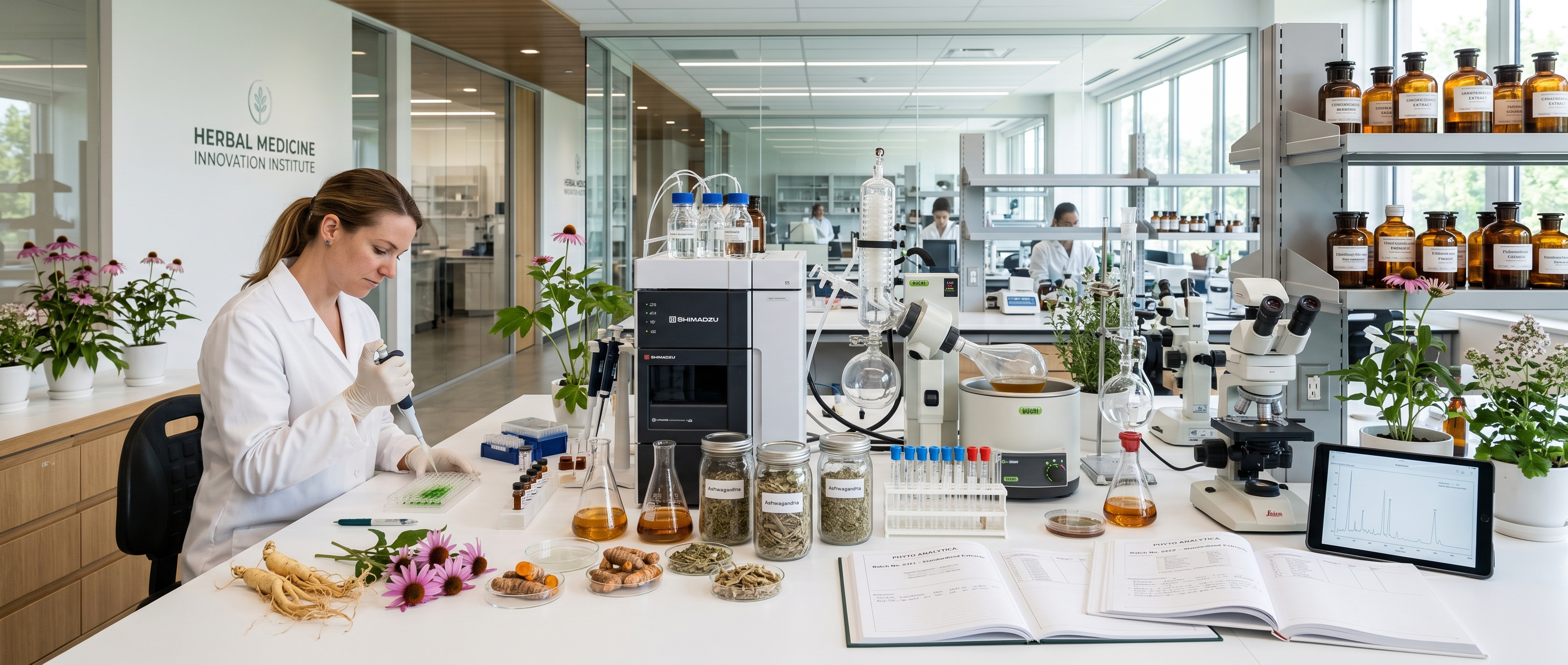 Laboratorio farmacéutico de suplementos herbales naturales certificados