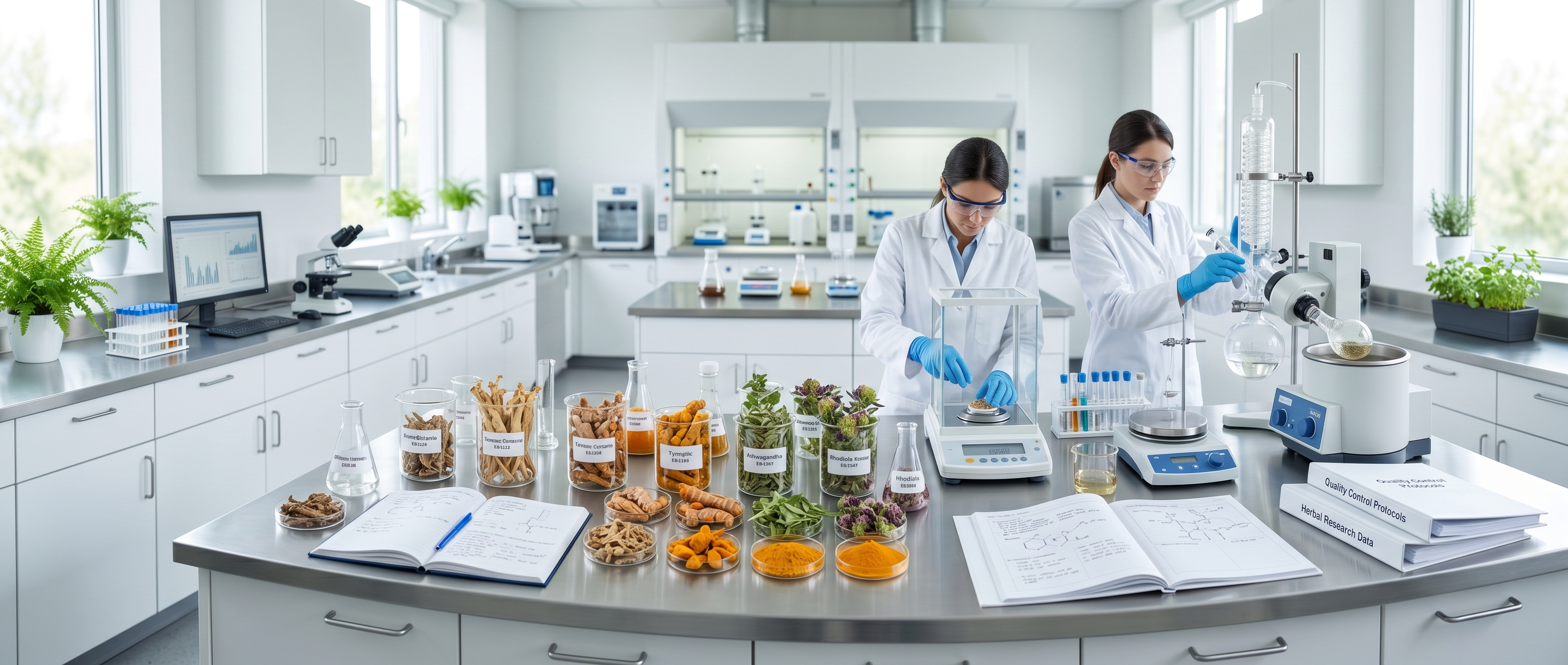 Fórmulas botánicas de laboratorio certificadas para la salud